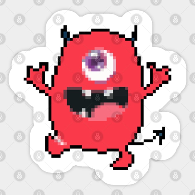 Devana -  Pixel Art Monster Series Sticker by podni cheear